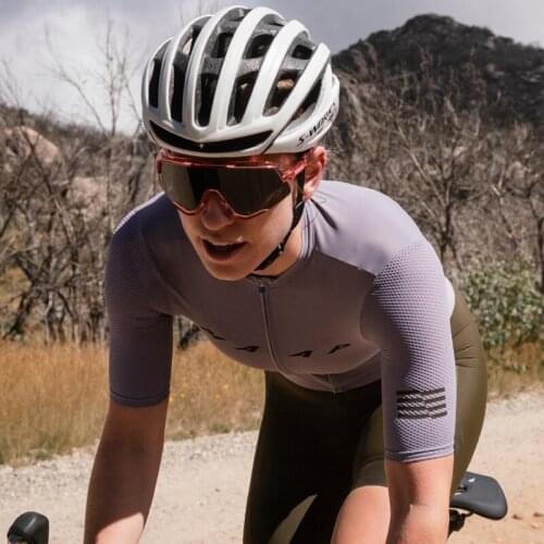 2021 Women MAAP Breathable Short Sleeve Cycling Jersey Maillot Ropa Ciclismo Summer Bicycle Clothing Hem With Webbing Bike Shirt