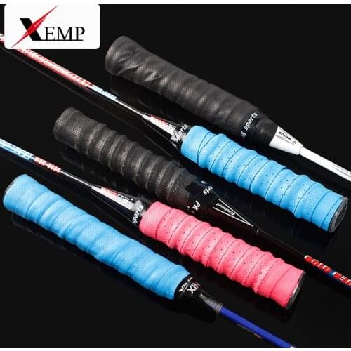 2Pcs Anti-slip Sport Fishing Rods Over Grip Sweat band Griffband Tennis Overgrips Tape Badminton Racket Grips Sweatband WD-136