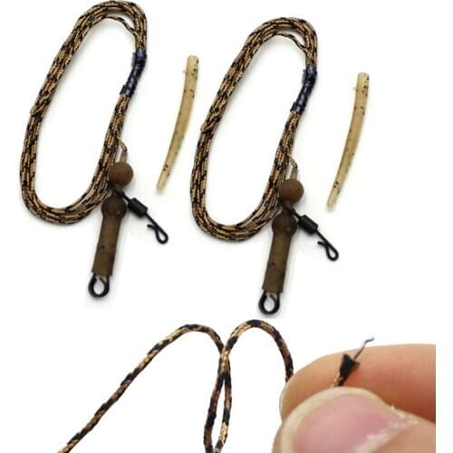 Accessories for Carp Fishing Buffer Bead Sleeves Long Body Q-Shaped Quick Change Swivels Anti Knot Sleeve Pesca Carp Set