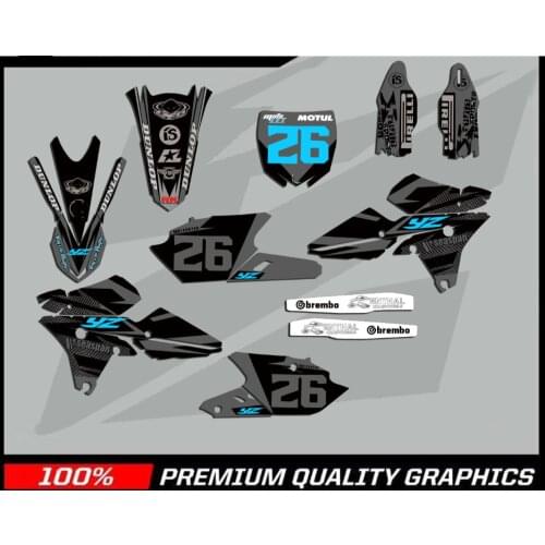 Free Custom numbers names Graphics BACKGROUNDS DECALS STICKERS kits For Yamaha YZ250F YZF250 2010 2011 2012 2013 YZF 250 YZF-250