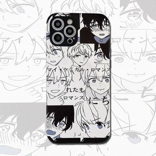 Japanese Anime Boys Case for iPhone 12 Pro Max Back Phone Cover for 12 Mini 11 Pro Max X XS XR 8 7 Plus SE 2020 Capa