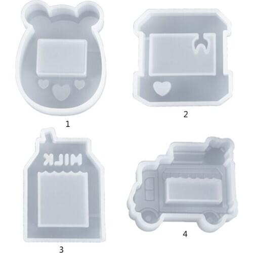 Resin Crystal Epoxy Quicksand Mold Pendant Casting Silicone Mould DIY Crafts Jewelry Making Tool