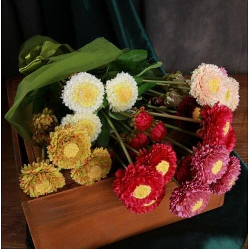 Artificial Flowers Silk cloth For wedding Home Design flower Bouquet Decoration Products Supply free shipping SF013