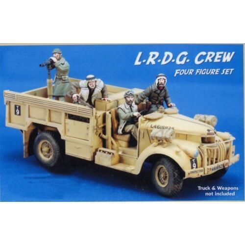 1/35 Scale Resin Figure LRDG Crew no truck