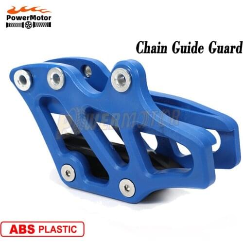 Motorcycle Blue Plastic Chain Guide Guard Protection For Honda CR125R CR250R CRF450X 2005-2007 CRF250R CRF450R 2005-2006 CRF250X