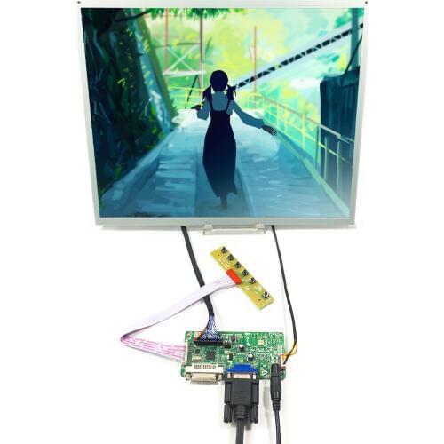 VGA DVI LCD Controller Board RT2281 17inch G170EG01 V1 1280X1024 LCD Screen 17" lcd display