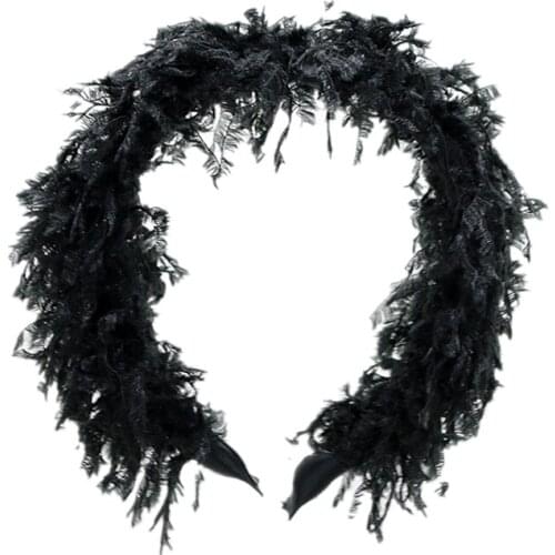 2021-BC NEW WINTER STYLE fake rabbit fur double bow huge bow girls hair accessories hairbands