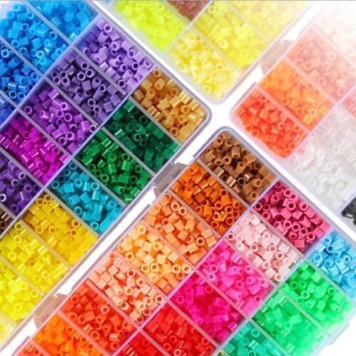 5mm Hama Beads 48 Colors Puzzle Education Toy 3D Puzzles Jigsaw Puzzle Perler Beads Fuse Beads For Kids 1000pcs/bag