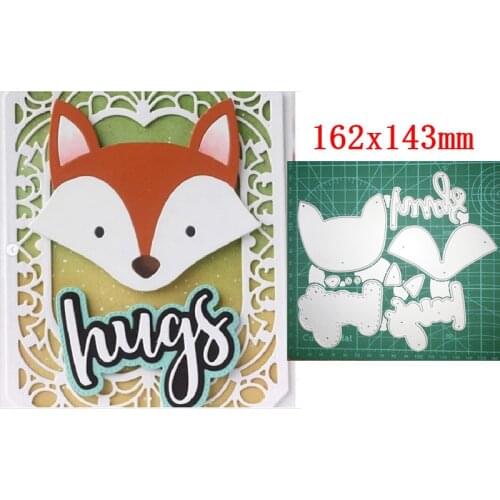Craft dies Animal Fox metal cutting dies cut die mold decoration Scrapbooking die knife mould blade punch stencils dies new 2021