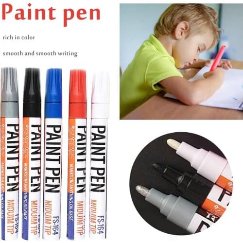 Waterproof Car Paint Pen Care Car Wheel Tire Oily Mark Pen Auto Rubber Tyre Tread Metal Permanent Paint Marker Paint Pen