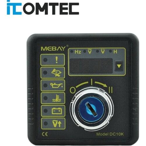 DC10K Engine Manual Start Generator Controller Control Module Control Panel Electronic Generator Controller CE Certification