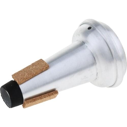 Silver Aluminium Trumpet Replacement Mute Sordine Sourdine 11cm/4.33inch