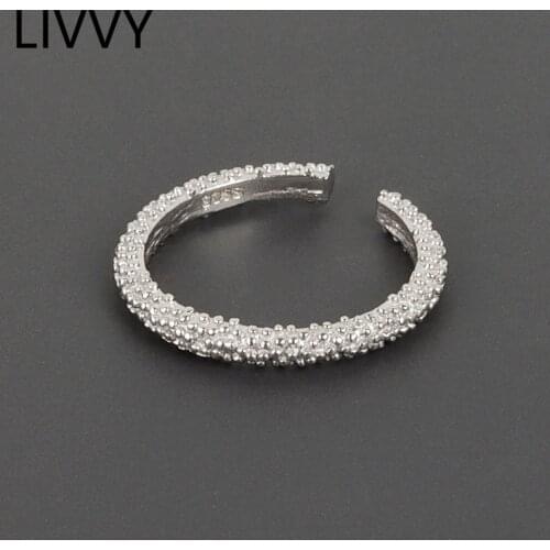 Silver Color New Creative Simple Design Irregular Surface Ring For Women High-Quality Exquisite Elegant Jewelry Accessories
