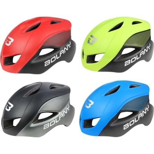 Road Bike Helmet Outdoor Breathable Cycling Hat Lightweight High-Strength Pc Cover Adjustable Head Circumference Bicycle Helmets