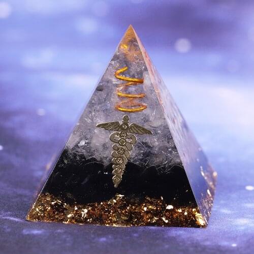 Orgonite Energy Pyramid Decoration Orgone Accumulator Stone That Changes The Magnetic Field Of Life Reiki Healing Resin Jewelry