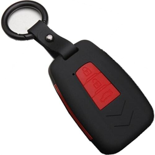 ABS Car Smart 3 Button Remote Key Cover Case Holder Protect Keychain Keyring Keycase for TOYOTA PRODA CAMRY 18 Key Chain Ring
