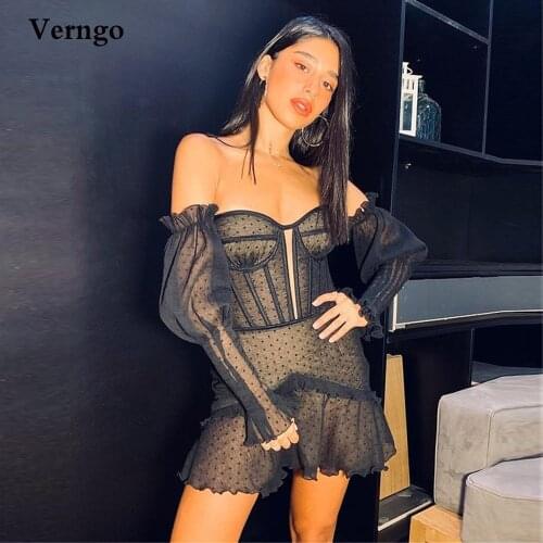 Verngo Women's Puffy Dresses