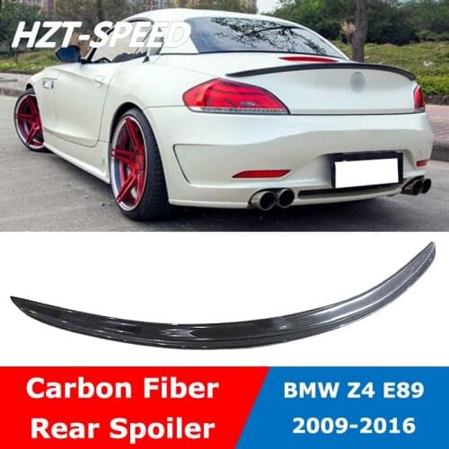 Z4 3D Style Carbon Fiber Rear Spoiler Back Trunk Window For BMW Z4 E89 20i 23i 28i 30i 35i 2009-2016
