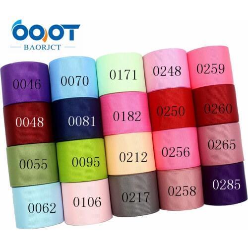 18-38-2 1-1/2'' 38mm Solid Color Grosgrain Ribbon 10yds/lot,DIY handmade bow Festival Gift Packaging Party Birthday Accessories