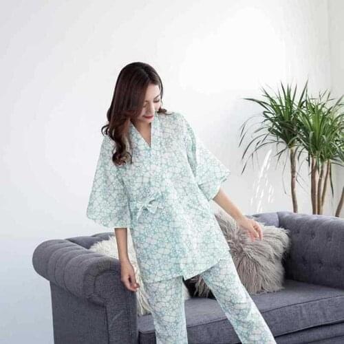 2 PCs/Set Printed Maternity Nursing Sleepwear Breastfeeding Nightwear for Pregnant Women Pregnancy Breast Feeding Pajamas Suits