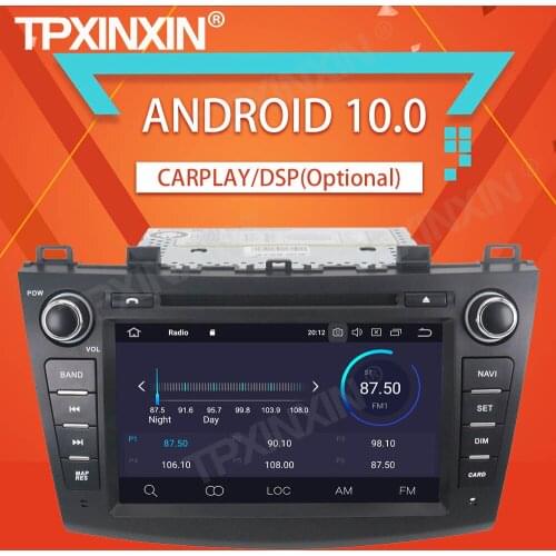 4+64G For Mazda 3 2009-2012 Android Auto Audio Screen Tape Recorder Multimedia Video Player GPS Navigation HeadUnit