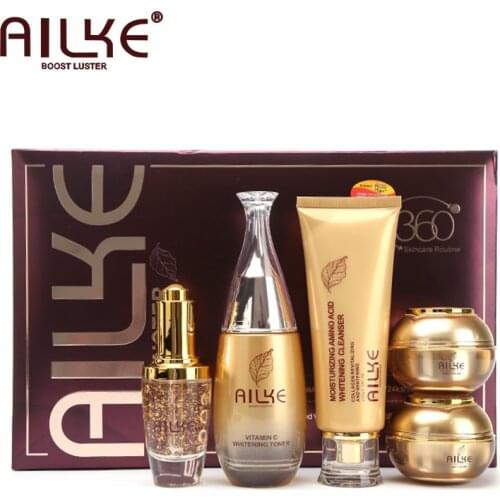 AILKE cosmetics facial skin care sets moisturizing whitening sleeping women beauty wrinkle cream face products female Wholesale