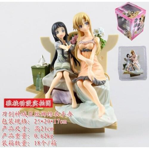 Anime Sword Art Online Asuna Yuuki Asuna Yuuki Mother and Daughter Scene GSC Peiguin Parade Sexy Boxed Figure