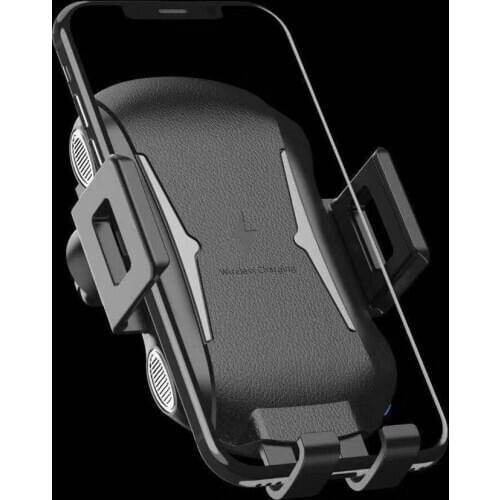 10W Qi Car Wireless Charger For iPhone 11 Pro XS Air Vent Mobile Phone Holder Infrared Fast Charging Auto Clamping Car-Charger