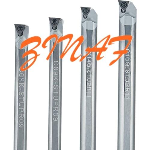 C08K-STUPR09 C10K-STUPR11 C14N-STUPR11 Tungsten steel cutter bar Internal hole Turning Tool TPMH carbide blade lathe tool set