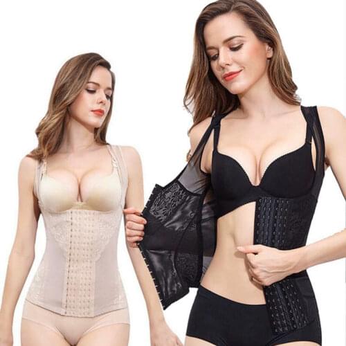 Women Plastic Top Underbust Girdle Waist Corsets Bandage Body Shaper