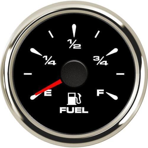 52mm Fuel Level Gauge 0~190ohm Fuel Gauge Waterproof Fuel Level Indicator for Car Boat with Backlight