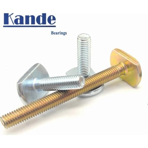 Kande 1pc T screws for Woodworking M8 8mm T8 screws T track screw 30mm 80mm wood slides bolts and nuts T bolts