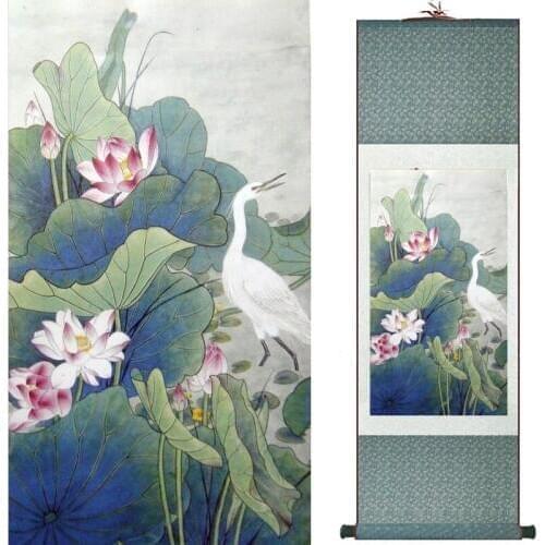 Flowers painting Chinese traditional art painting home decoration paintings20190824035