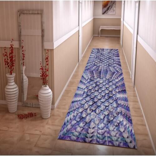 Hypnotic Patterned Carpet, Runner Rug,Hallway Runner Rug,Runner,Floor Rug,Corridor Rug,Decorative Rug