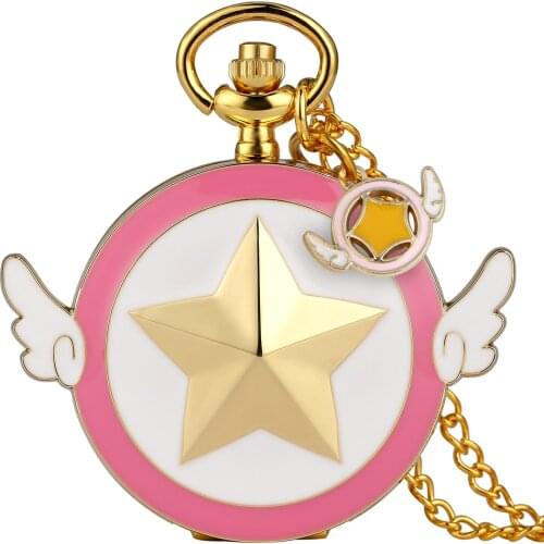 Fashion Quartz Pocket Watches Full Hunter Steampunk Necklace Chain Pendant Watch for Children Dropshipping reloj