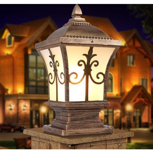 Wall lamp door post door lamp waterproof rusty outdoor villa garden lamp LO7256