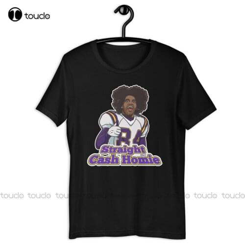 New Randy Moss 'Straight Cash Homie' T-Shirt Cotton T Shirt Tee