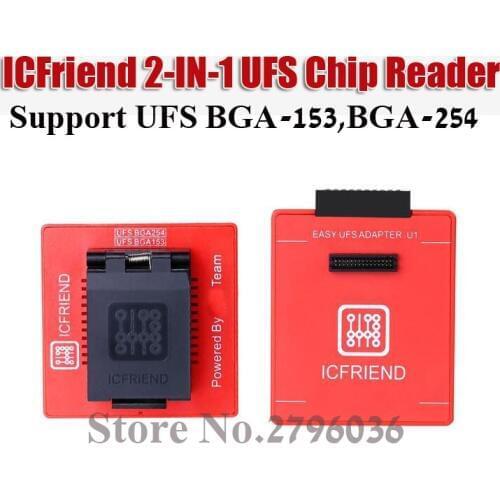 News ICFriend ICS UFS 2IN1 Support UFS BGA-254 BGA-153 with Z3X Easy Jtag Plus box