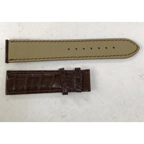 Genuine crocodile watch with black/brown leather strap MOST Made by hand