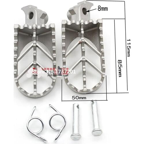 New Foot Rest Pegs Motorcycle Stainless Steel Motorcycle Footpegs For CRF50 XR50 XRF70 CRF70 Pit Dirt Motor Trail Bike Motocross