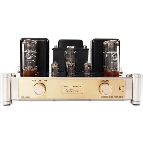 Reisong Boyuu MT-34 EL34 Push-Pull Tube Amplifier HIFI EXQUIS 6CA7 Lamp Amp MT34