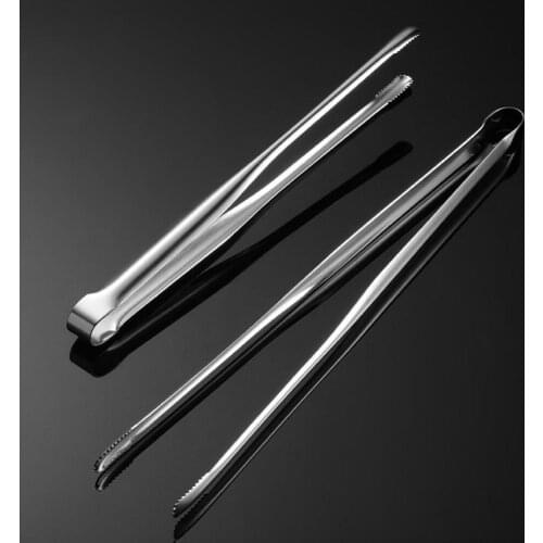 Stainless Steel Food Tongs Thicken Buffet Tools Anti Heat Bread Clip Pastry Clamp Barbecue Kitchen Tongs Kitchen Accessories