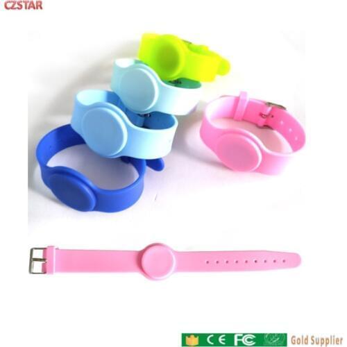 Adult Child kids Baby 125khz 13.56mhz RFID Silicone Wristband tag Contactless IC Card ID waterproof wrist watch tag rfid