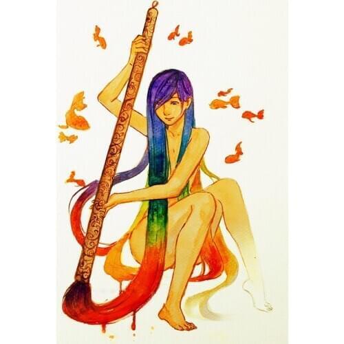 Modern handmade painting paint me on oil canvas for living room decor and wallpaper