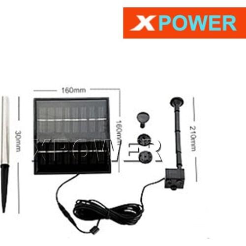 Free Shipping SR180-1.8W Gardening Landscape Water Pump 9V Soilless Cultivation 160-240L/H Low Pressure 0.75-1.1M Solar Pump