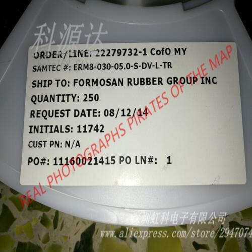 1pcs ERM8-030-05.0-S-DV-L-TR Conn Micro High Speed Terminal Strip HDR 60 POS 0.8mm Solder ST SMD T/R - Tape and Reel