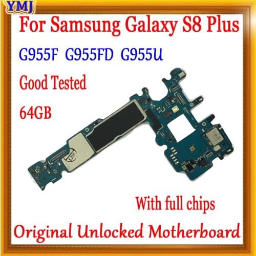 100% Original Unlocked For Samsung Galaxy S8 G950F G950FD G950U G955F G955FD G955U Motherboard With full chips Official version
