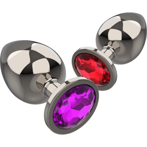 3 Size Prostate Massager Dildo Gay Anal Beads 3pcs/Set Adult Products Anus Stimulator Smooth Metal Anal Plug for Women/Men