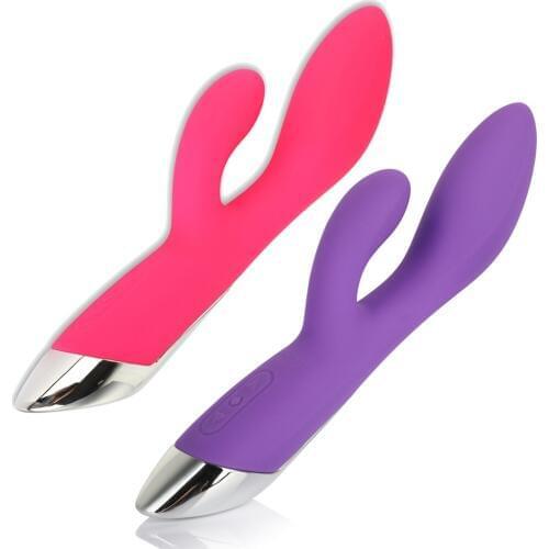 8 Frequency Vibrating Dual Motor G-Spot Dildo Vibrator Sex Toys for Women Rabbit Clitoris Stimulator Vagina Masturbator Vibrator