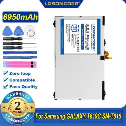 6950mAh EB-BT810ABE EB-BT810ABA Tablet Battery For Samsung GALAXY Tab S2 9.7 T815C SM-T815 T815 SM-T810 SM-T817A S2 T813 T819C